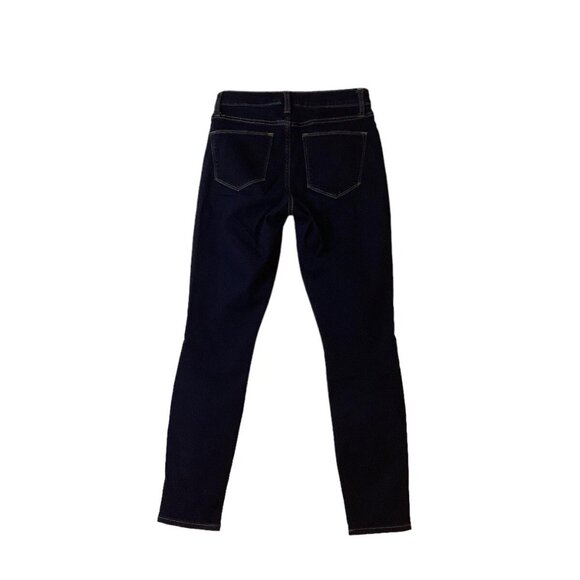 Gap Curvy True Skinny Stretch Mid Rise Blue Denim Jeans Women's Size 26R - Picture 10 of 11